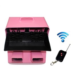 Masina de facut baloane cu telecomanda wireless,Pink Bubble