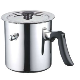 Oala de fiert lapte din inox cu pereti dubli si avertizare sonora,Grunberg GR-1517