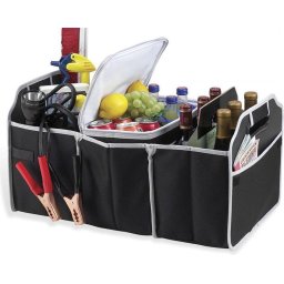 Organizator pentru portbagaj auto cu 3 compartimente