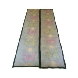 Perdea magnetica anti-insecte model colorat cu fluturi