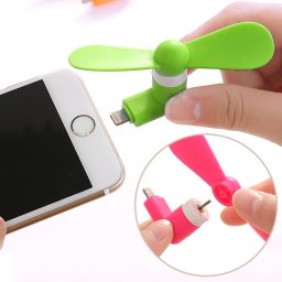 Mini ventilator portabil telefon iPhone 5 5S 6 6+ SE iPad