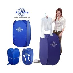 Uscator de rufe electric cu aer cald, portabil si pliabil, Air O Dry