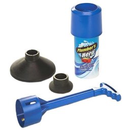 Dispozitiv pentru desfundat scurgerile Plumber s Hero