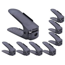 Set 6 x Suport organizator pentru incaltaminte,cu 3 nivele reglabile pe inaltime