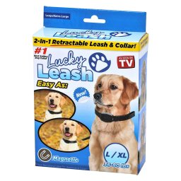 Lesa retractabila pentru caini,Lucky Leash L XL