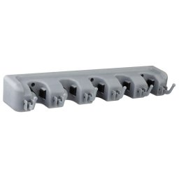 Organizator multifunctional pentru maturi si mopuri, de perete cu 6 carlige