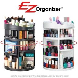 Organizator rotativ pentru cosmetice compartimentat 360 EZ Organizer