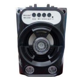 Boxa portabila cu Bluetooth iluminata LED cu Radio FM, si cititor USB TF card