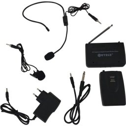 Set 2 microfoane wireless tip lavaliera si Over-head cu receptor WVNGR WG-4001 D