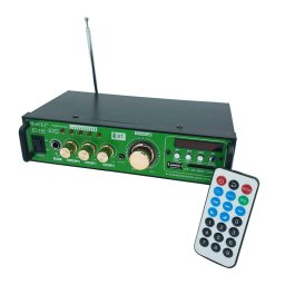 Amplificator audio stereo Teli BT-680,cu 2 canale si cititor de card USB ,SD Card