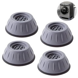 Set 4 picioare antiderapante si antisoc pentru masina de spalat