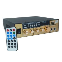 Amplificator receiver audio Bluetooth BT-158,cu USB, Radio si telecomanda