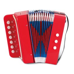 Acordeon pentru copii cu 14 Tonuri, 7 Clape si 3 butoane de Bass