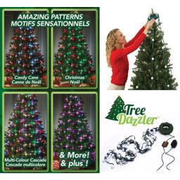 Instalatie luminoasa pentru brad cu 64 Globuri LED si 16 culori,Tree Dazzler