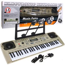 Orga electronica cu 54 clape MQ-807USB si boxe, microfon,Usb Stick Mp3 Player