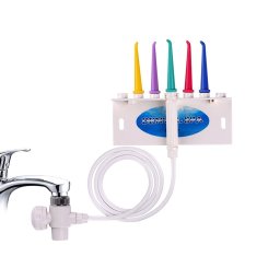 Irigator bucal cu 5 capete diferite culori,Dental Spa