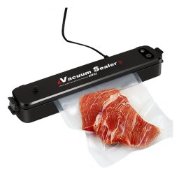 Aparat de sigilat si vidat Vacuum Sealer, cu etansare automata si 5 pungi incluse