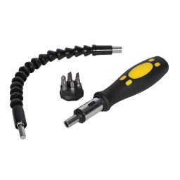 Set extensor flexibil pentru bormasini, surubelnita si biti, Snake Bit
