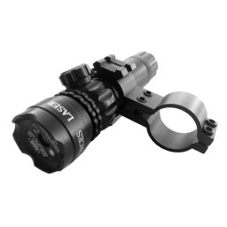Laser pointer verde pentru arma sau pistol airsoft, cu prindere pe sina