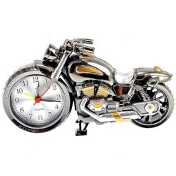 Ceas de masa vintage cu alarma,in forma de Motocicleta