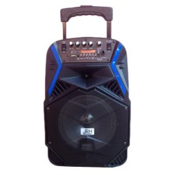 Boxa portabila tip troler JRH A81 cu acumulator, 300 W si microfon wireless