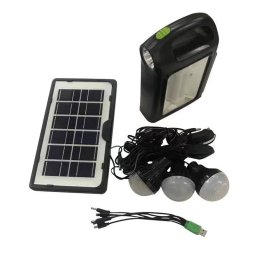 Kit solar CCLAMP CL-02 pentru camping, cu panou solar si functie Power Bank
