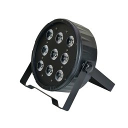 Proiector jocuri de lumini, 9 x 10 W RGBW, mini LED cu lumini arhitecturale