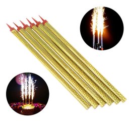 Set 6 Artificii de tort 30 cm,durata de ardere 120 secunde