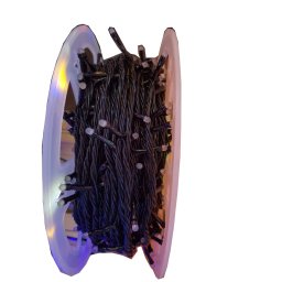 Instalatie de craciun cu 1000 led-uri multicolore RGB, pentru exterior rola 100 metri