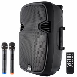 Boxa portabila tip troler JRH 15PRO cu Bluetooth, difuzor 15 inch si putere 2200 W