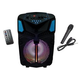 Boxa portabila JRH H8 cu Bluetooth, microfon pe fir si telecomandata inclusa