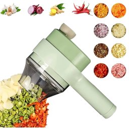 Tocator si maruntitor electric 4 in 1 pentru alimente si legume