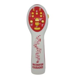 Microfon pentru Karaoke cu 10 cantece limba romana si 10 negative