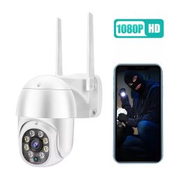 Camera video de supraveghere Jortan JT-8270QJ cu Wi-Fi wireless si pe fir la retea