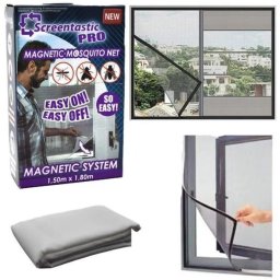 Plasa anti insecte Screentastic Pro cu prindere magnetica 150 x 180 cm