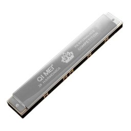 Muzicuta profesionala metalica in cutie Harmonica 28 note