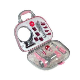 Theo Klein Beauty Case and Braun Hair Dryer - gray / pink