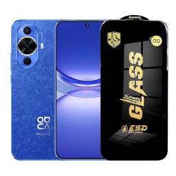 Folie de Protectie pentru Huawei Nova 12, Flippy, Sticla Securizata ESD, Margini Negre, Rezistenta la Zgirieturi, Antistatica, 0.35 mm, Transparenta