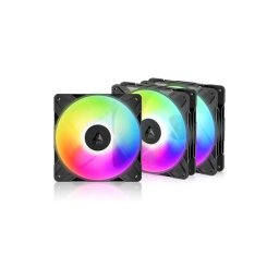 Set 3 ventilatoare Arctic "P14 Pro Reverse A-RGB", 140mm, 400 - 2500 rpm, FDB, , , negru, "ACFAN00327A" (timbru verde 0.54lei)