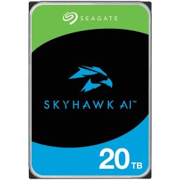 SEAGATE Surveillance Video Optimized AI Skyhawk 20TB HDD SATA 6Gb/s 512MB cache 3.5inch CMR Helium "ST20000VE003"