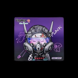 MousePAD A4TECH - gaming, Bloody "BP-45W" Cypher Ghost, cauciuc si material textil, 453 x 400 x 5 mm, imagine, "BP-45W Cypher Ghost" 4711421 002448