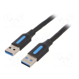 Cablu USB pt. imprimanta Vention, USB 3.0 A (T) la USB (T), 2m, negru "CONBH" - 6922794748835