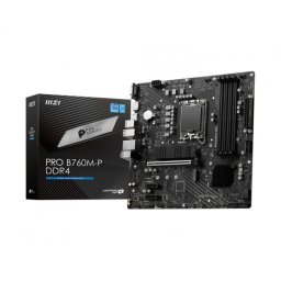 Placa de baza PRO B760M-P DDR4, Intel B760, Socket 1700, mATX "7E02-001R"