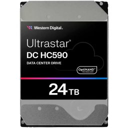 HDD Server WD Ultrastar DC HC590 24TB 512e SE, 3.5", 512MB, 7200RPM, SATA, NP3, SKU: 0F65684 "WUH722624ALE6L4"