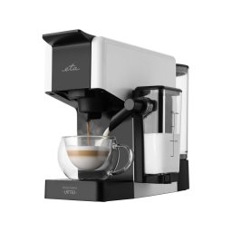 Espressor ETA Multicaps Latteo ETA8175 90000, 1400W, 20 bar, 0.85 l, spumare lapte, compatibil capsule Nespresso, Dolce Gusto, Cafissimo, alb