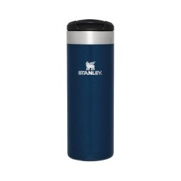 Stanley - termos mic calatorie The Aerolight Transit Mug - albastru royal metalic - 470 ml