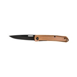 Cutit edc (everyday carry) gerber affinity copper, lama otel carbon d2, lungime lama 9.4 cm, aramiu