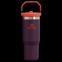 Stanley - termos tip sticla cu pai - Iceflow Flip Straw Tumbler - Plum - 890 ml