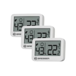 Set 3 statii meteo Bresser Tempy 7000050, termometru, higrometru