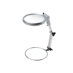 Lupa de masa iluminata cu iluminare LED Bresser 9624100, 2x/4x, 120mm